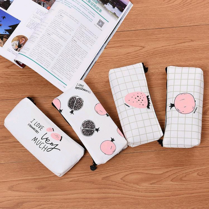 Tempat pensil kanvas kreatif 3