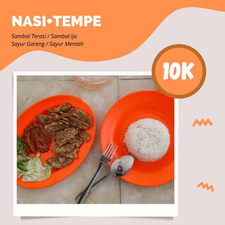 Nasi Tempe Goreng