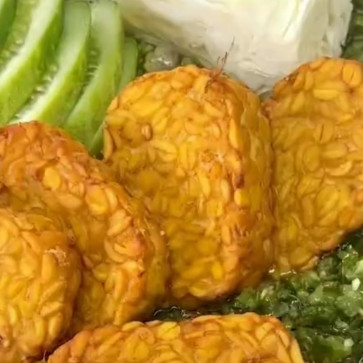 Tempe Penyet Sambel Ijo