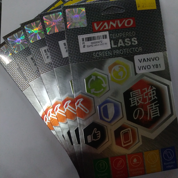 Tempered Glass Vanvo Vivo Y81