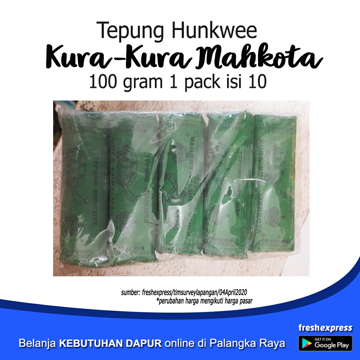 Tepung Hunkwee Cap Srimpi 1 Pack Isi 10