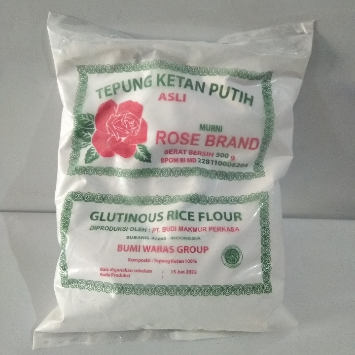 Tepung Ketan Rose Brand 500gram