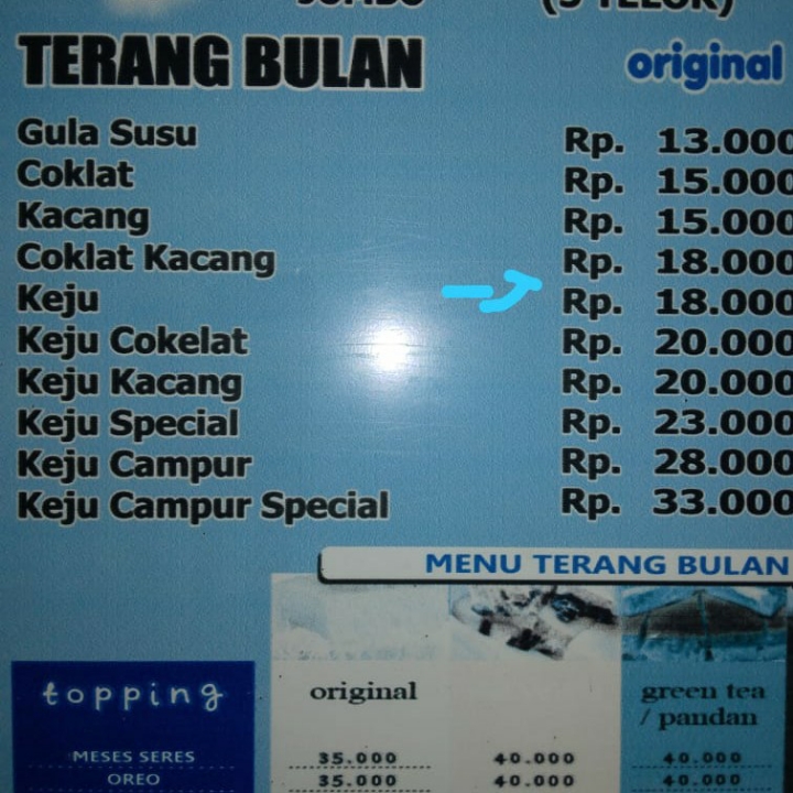 Terang Bulan Coklat Kacang