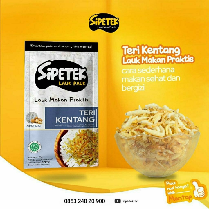 Teri Kentang - Lauk Makan Praktis