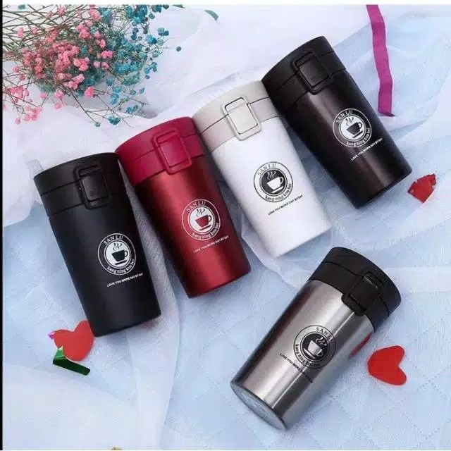 Termos Motif Gelas KopiTermos Travel Vacuum Mug Cup Coffe Stainless S