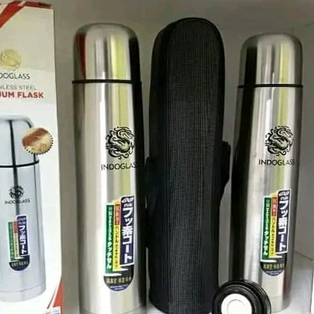Termos stainless 1liter INDOGLASS