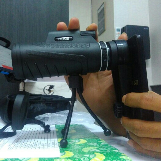 Teropong Monocular Plus Tripod MogeNb4 D20 3