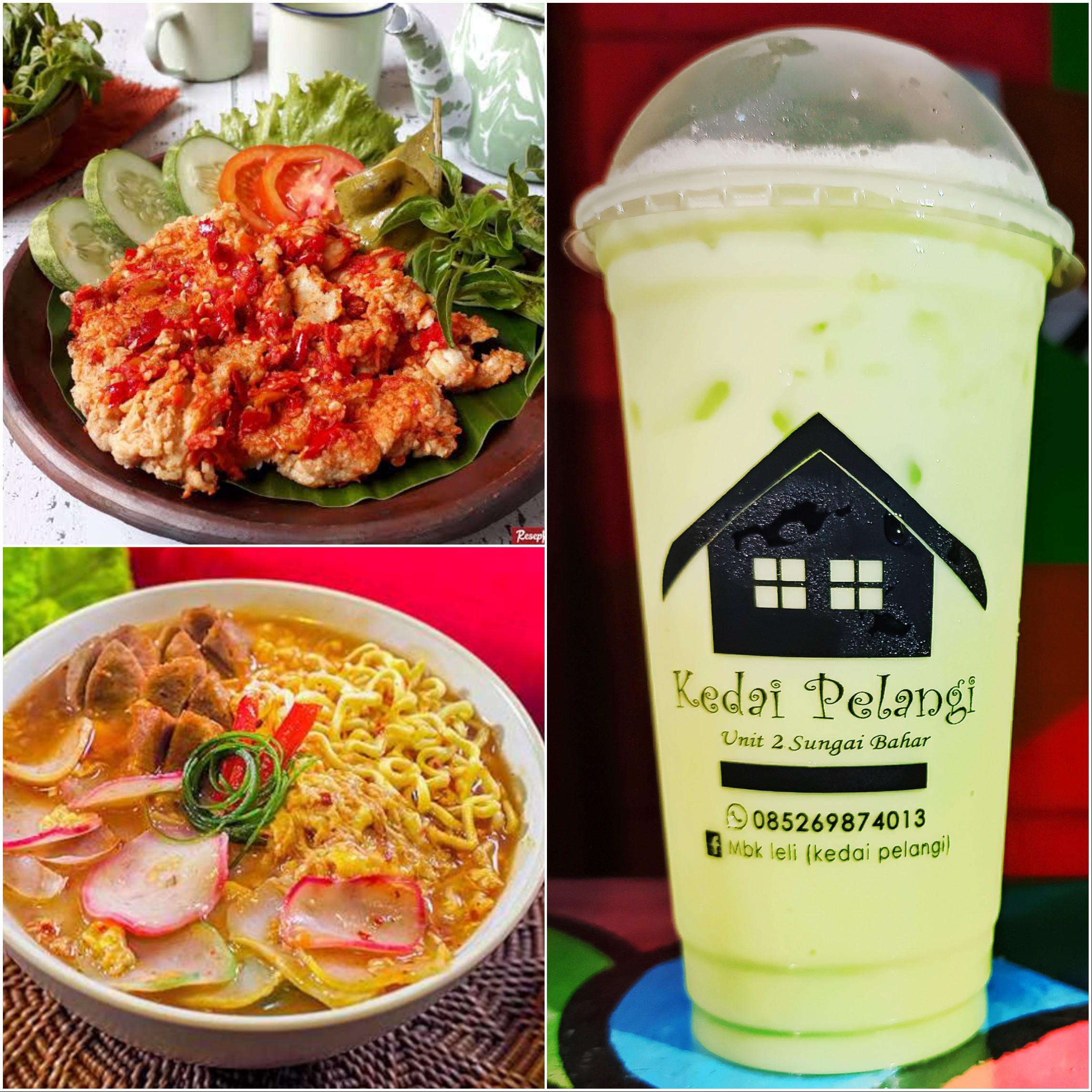 Thai Tea - Ayam Geprek - Seblak