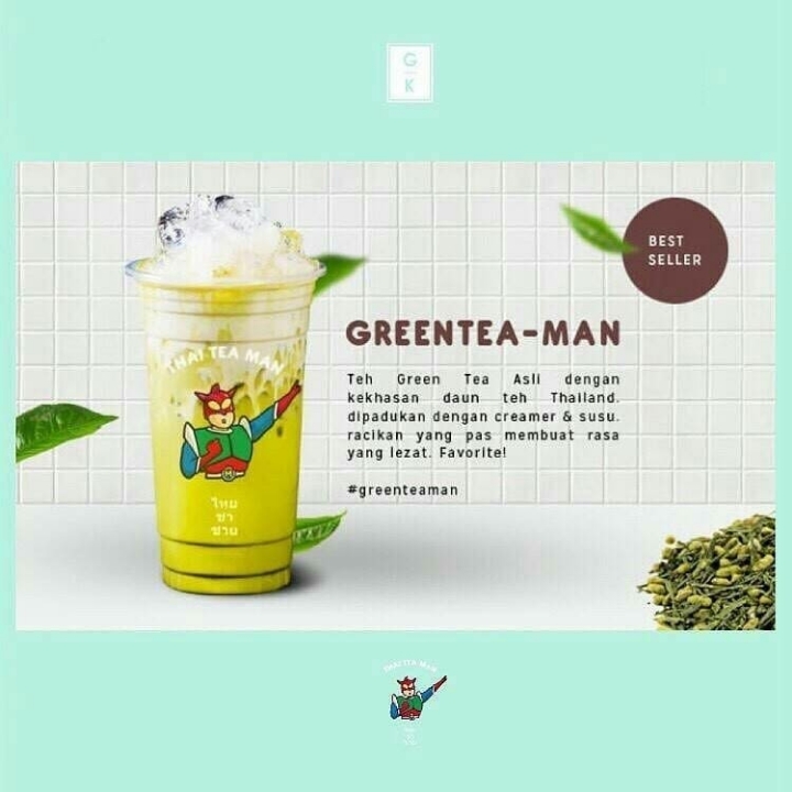 Thai Tea-Greentea Man
