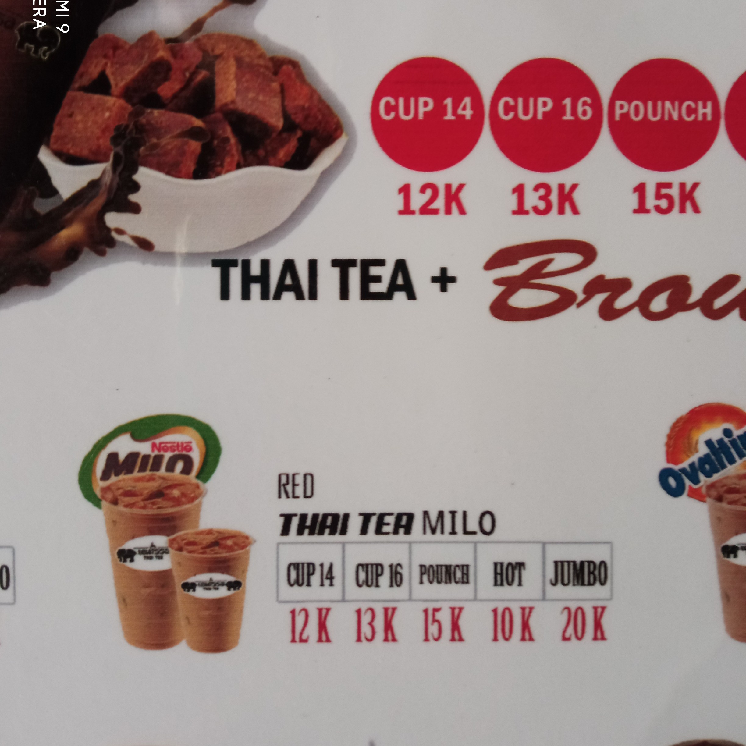 Thai Tea Milo