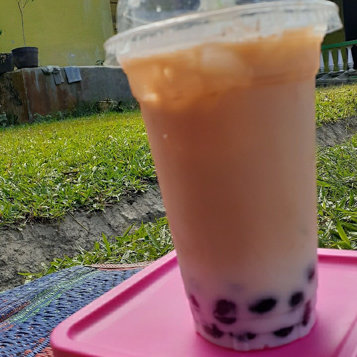 Thai Tea Mix Susu Toping