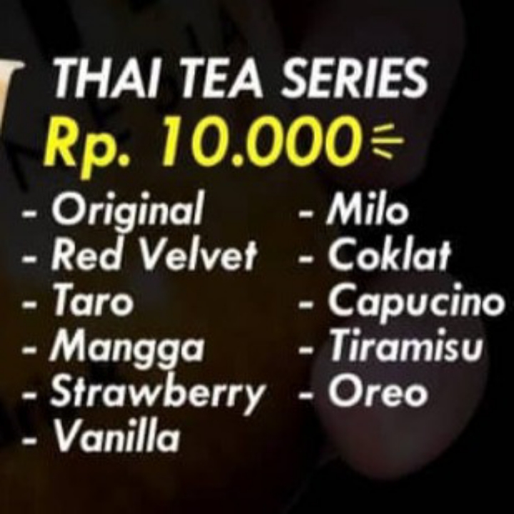 Thai Tea Series Cappucino