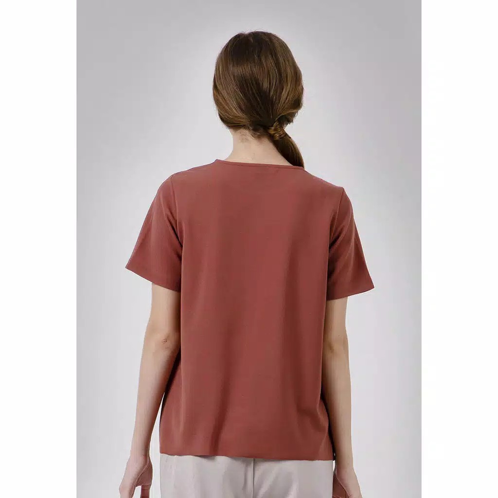 The Executive Loose blouse 5-BSKSIG120C025 Terracotta 2