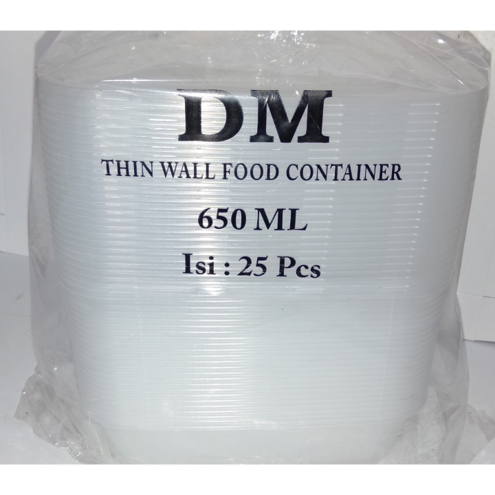 Thin Wall Food Container 650ml