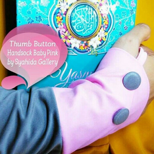 Thumb Button Handsock Dusty
