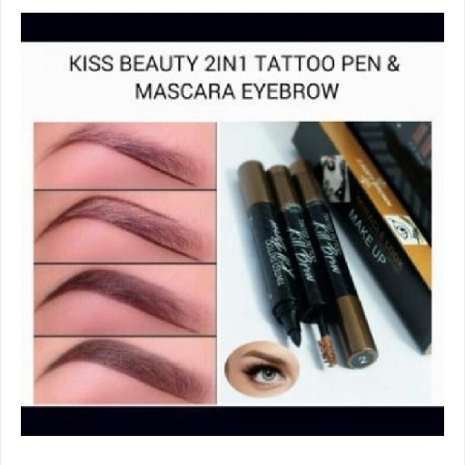 Tinted Tattoo Kill Brow Kiss Beauty 2 in 1  Tato Alis dan Maskara