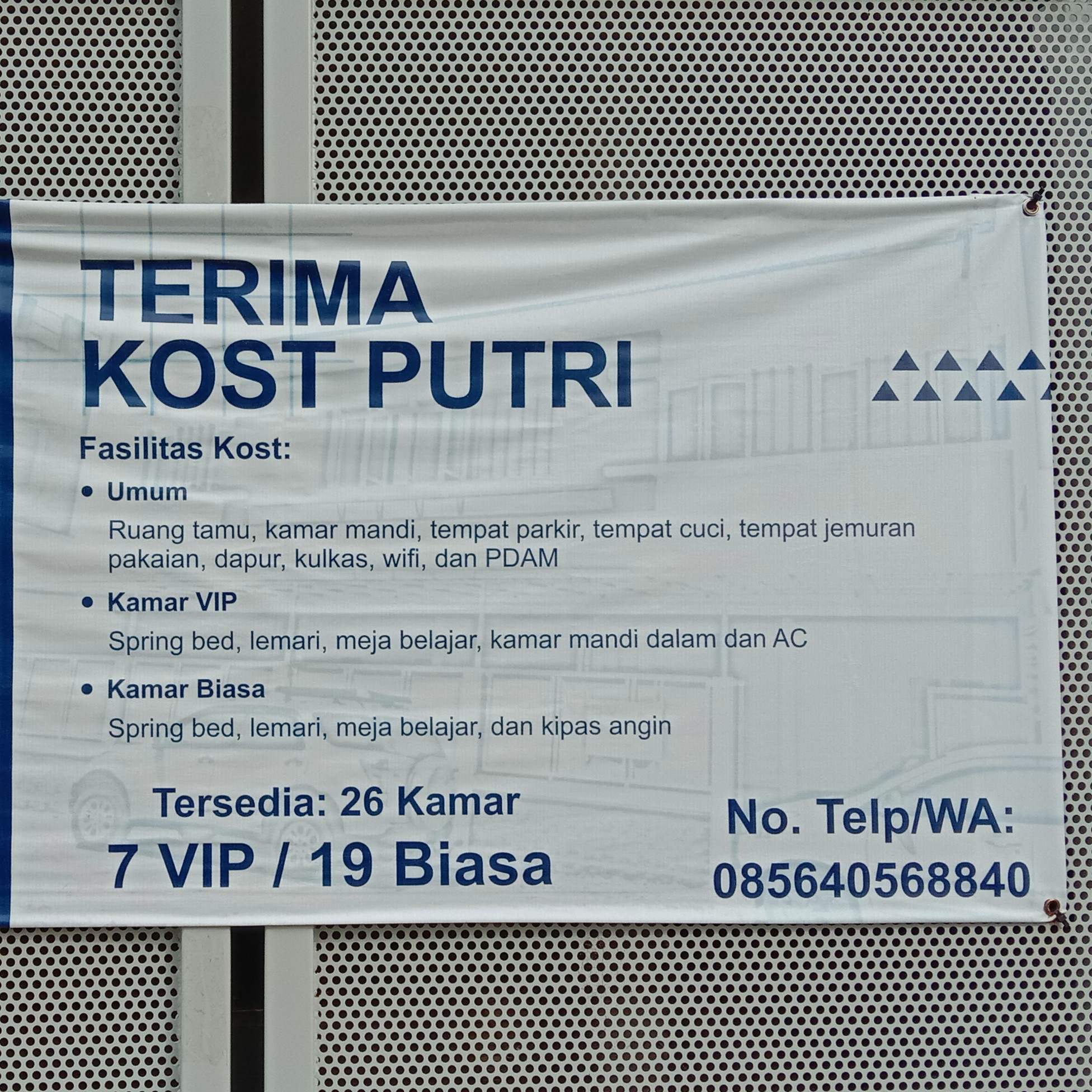 Tipe Kamar
