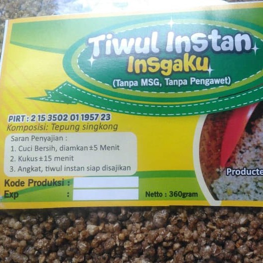 Tiwul Instant 2