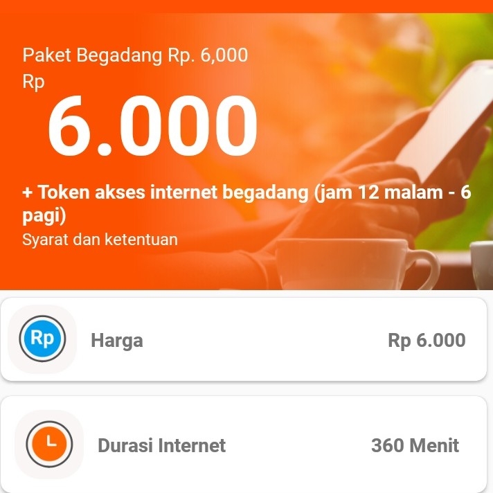 Token Begadang 6000