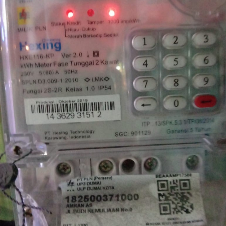 Token Listrik 100k