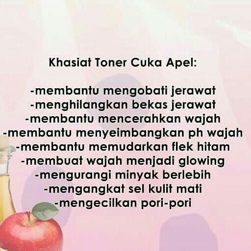 Toner Cuka Apel 3