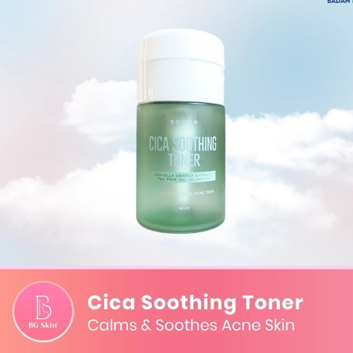 Toner Jerawat Bg Skin Cica Soothing Toner