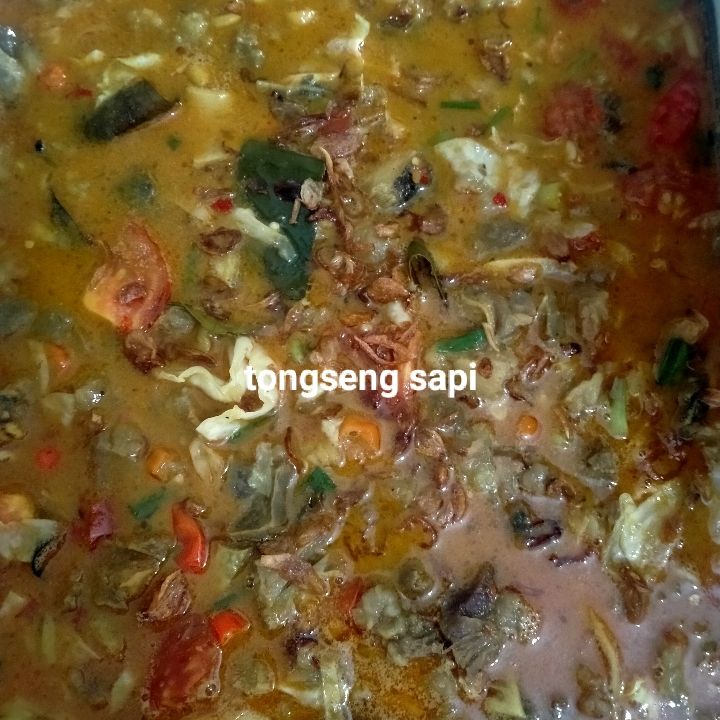 Tongseng Sapi Dengan Nasi Paket Normal