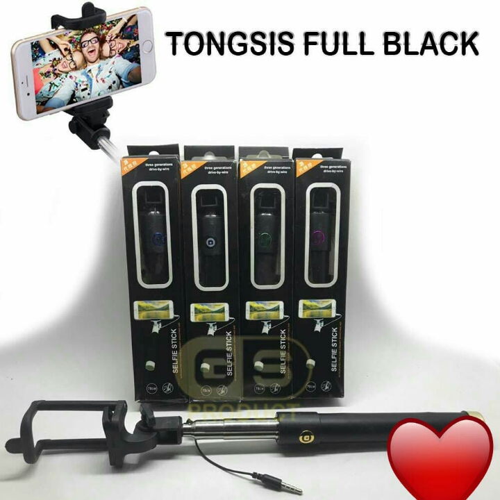 Tongsis Full Black 