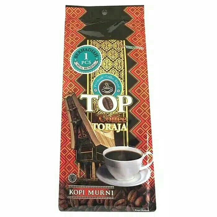 Top Kopi Toraja 165 Gr Free Cup
