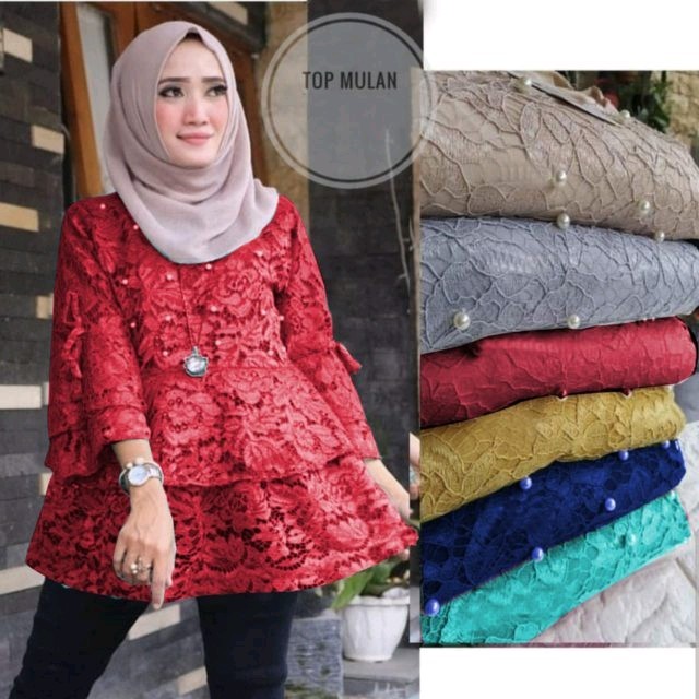 Top Mulan Merah