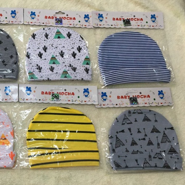 Topi Bayi Mocha 2