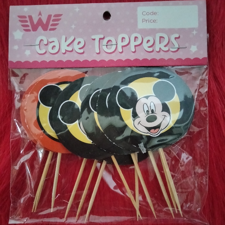 Topper Karakter Cup Cake 2