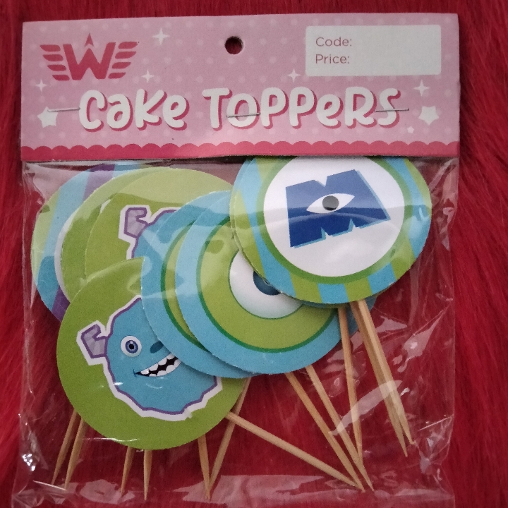 Topper Karakter Cup Cake 4