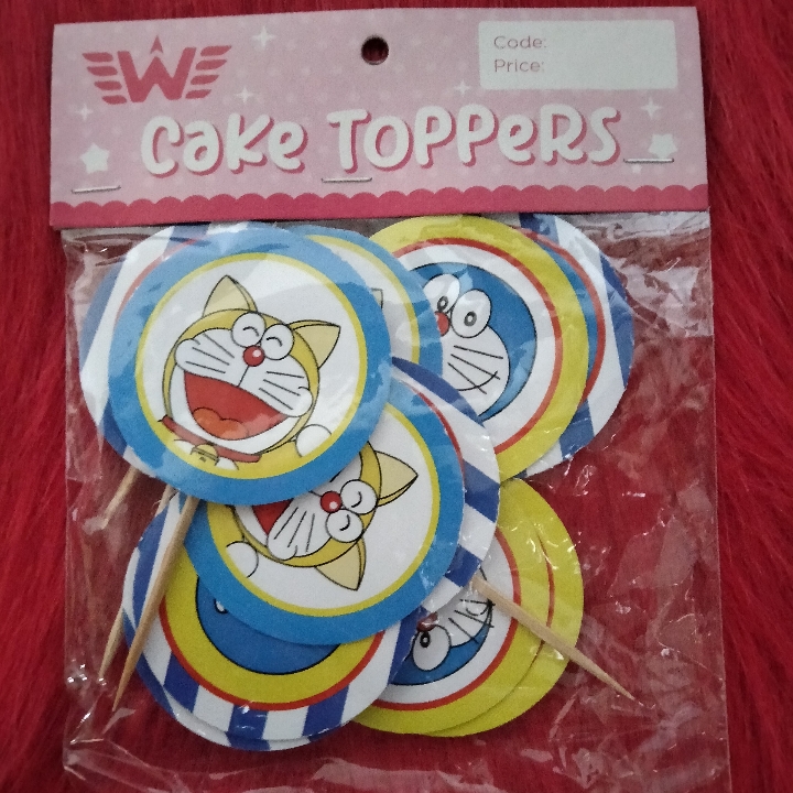 Topper Karakter Cup Cake 5