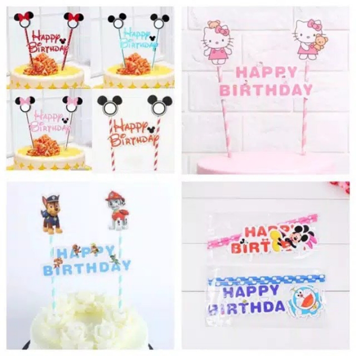 Topper Paperstraw karakter Anak 2