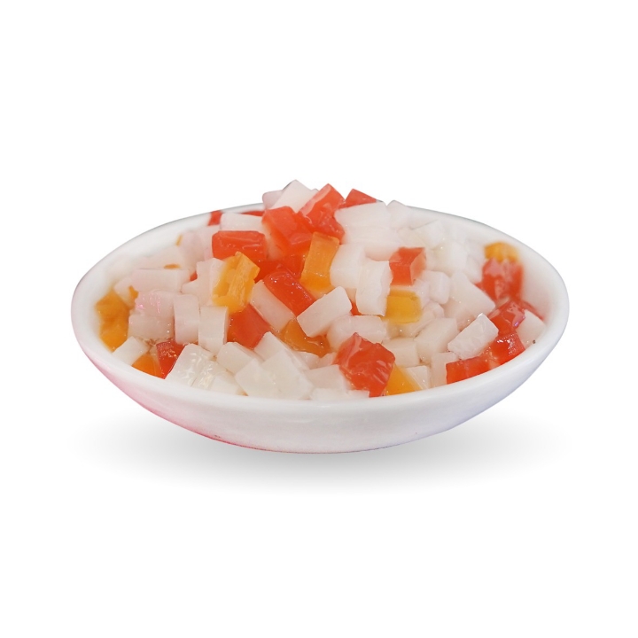 Topping Rainbow Jelly