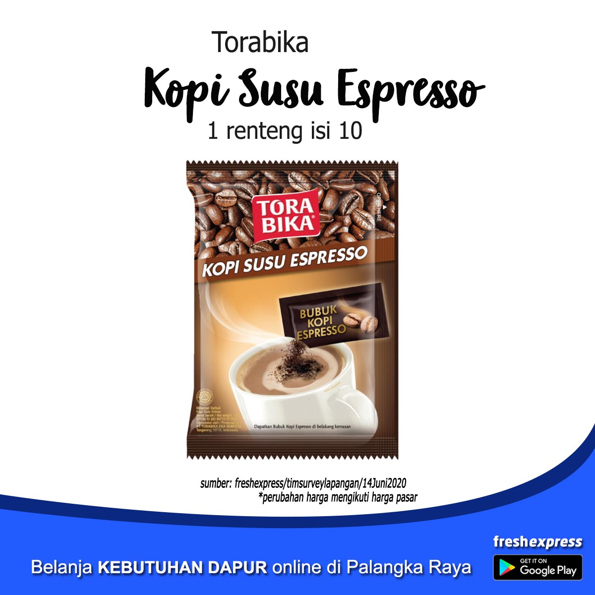 Torabika Kopi Susu Espresso Isi 10