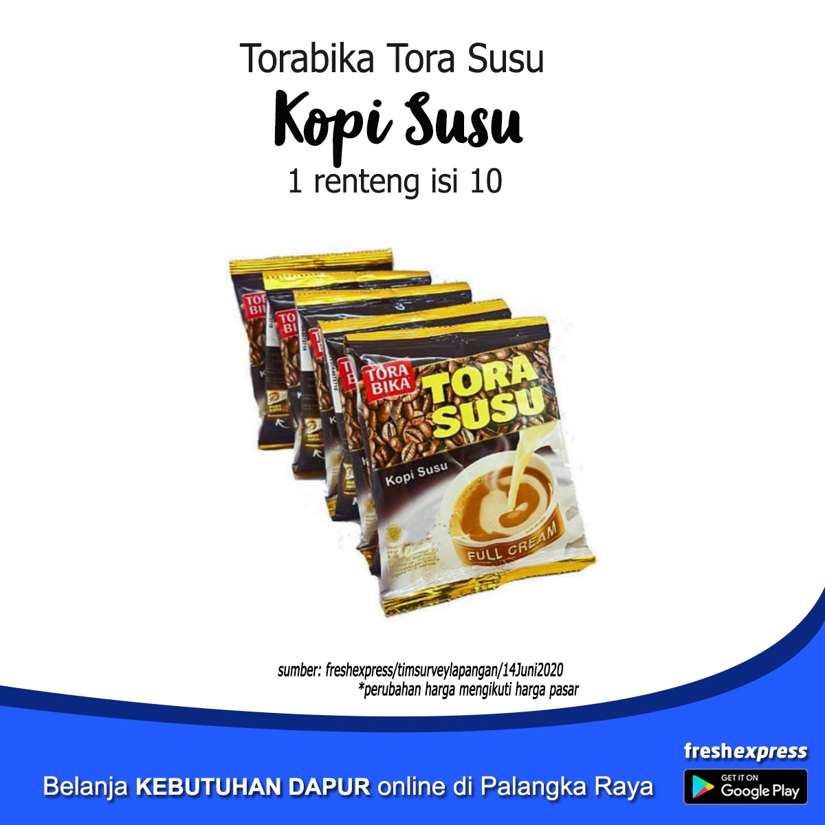 Torabika Tora Susu Kopi Susu Isi 10