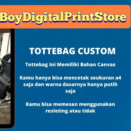 Totte Bag Gambar sesukamu