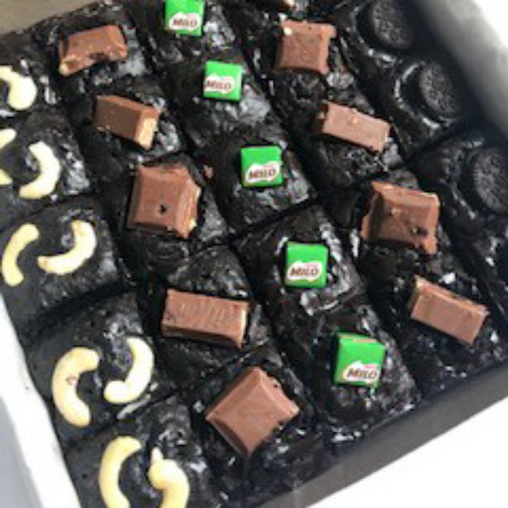 Triple Choco Brownies
