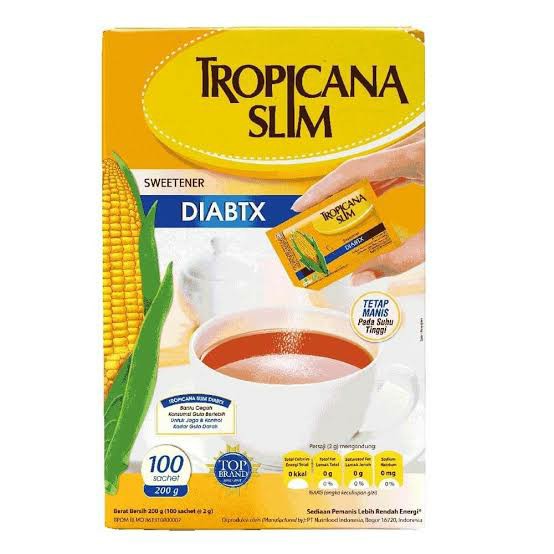 Tropicana Slim Diabtx 200 Gram Isi 100