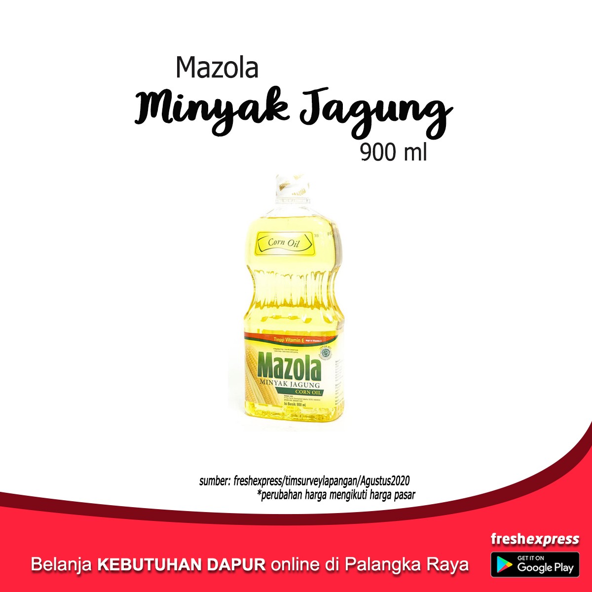 Tropicana Slim Minyak Jagung 1000 Ml Refill