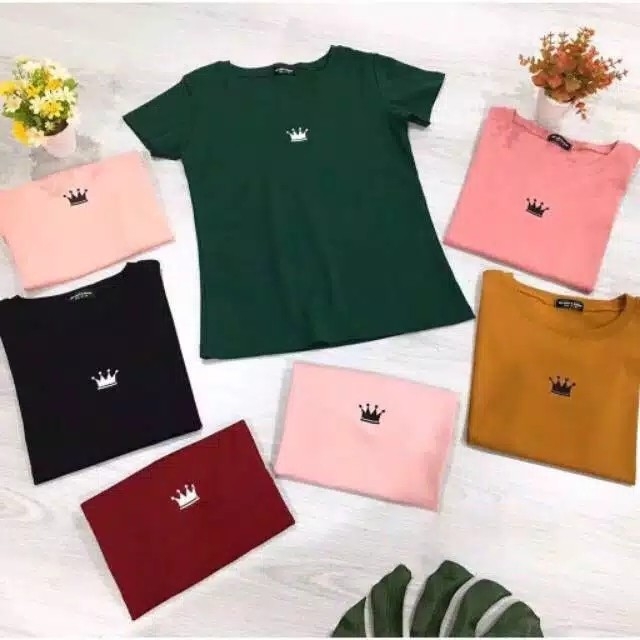 Tshirt wanita CROWN 3