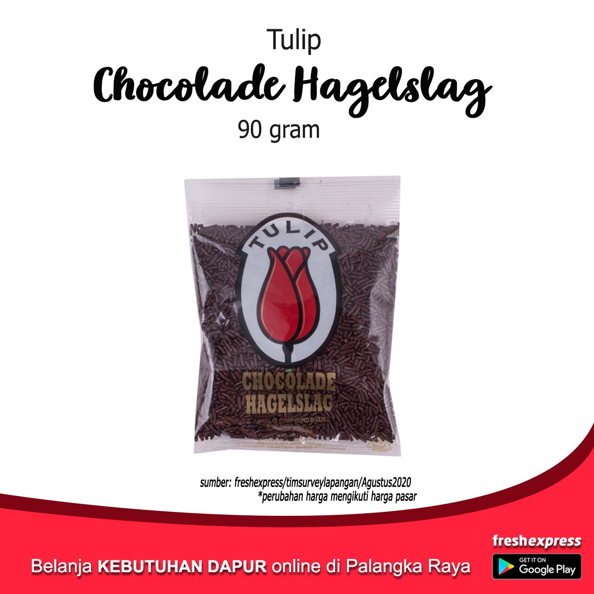 Tulip Chocolade Hagelslag 90 Gram