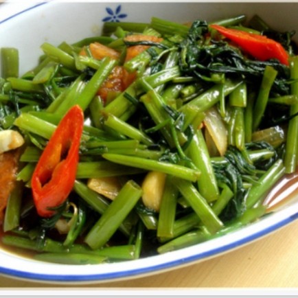 Tumis Kangkung Belerang