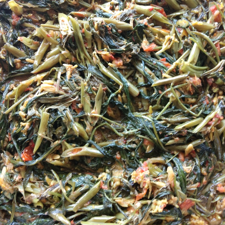 Tumis Kangkung Bunga Pepaya