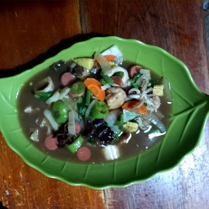 Tumis Kangkung Seafood 