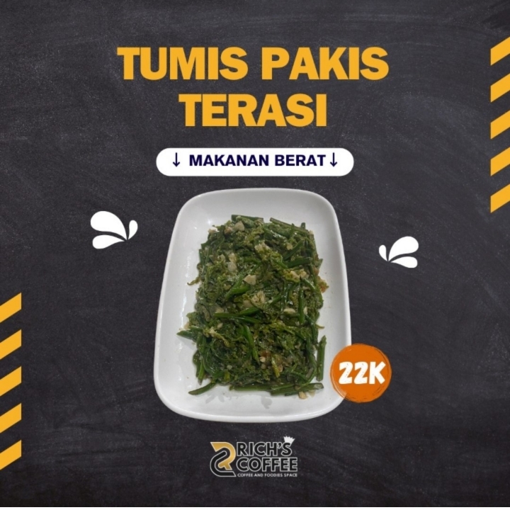 Tumis Pakis Terasi