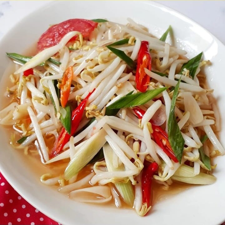 Tumis Tauge Ikan Asin