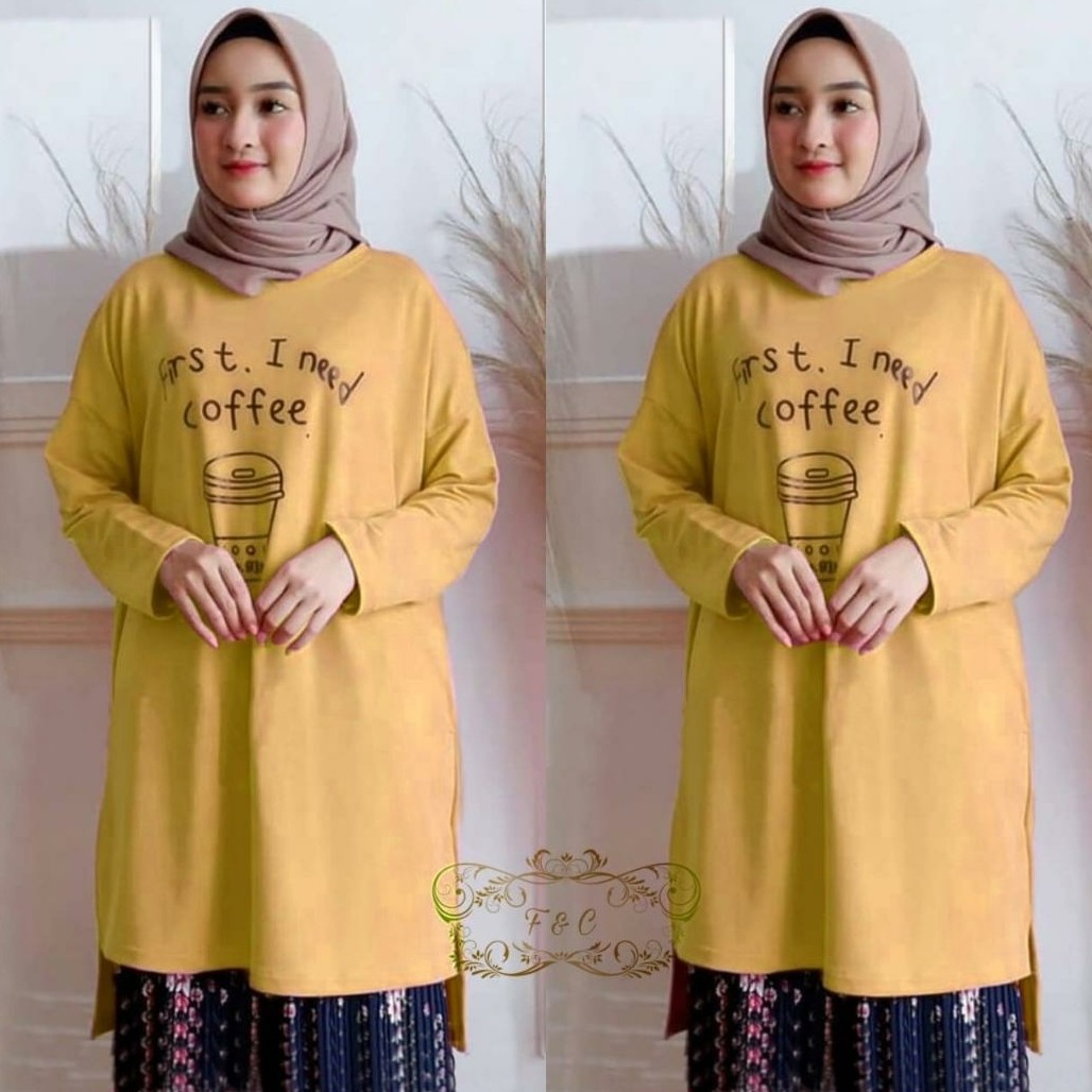 Tunik Coffe Mustard
